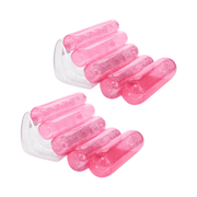 Clear Pink Glitter Leisure Chair Pool Float  - 2 Pack